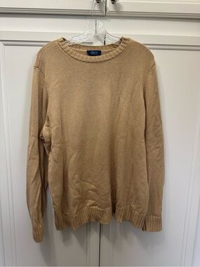 D&Co. Tan XL Sweater 100% Cotton